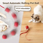 Minge Interactiva Automata pentru Pisici si Caini cu Snur – 1 + 1 GRATIS
