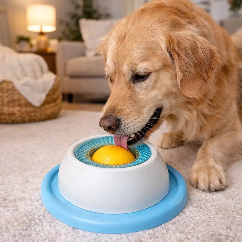 Bol de lins & hrănire lentă Homzen – pentru câini și pisici