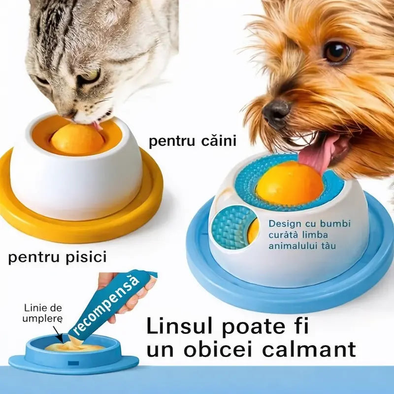 Bol de lins & hrănire lentă Homzen – pentru câini și pisici