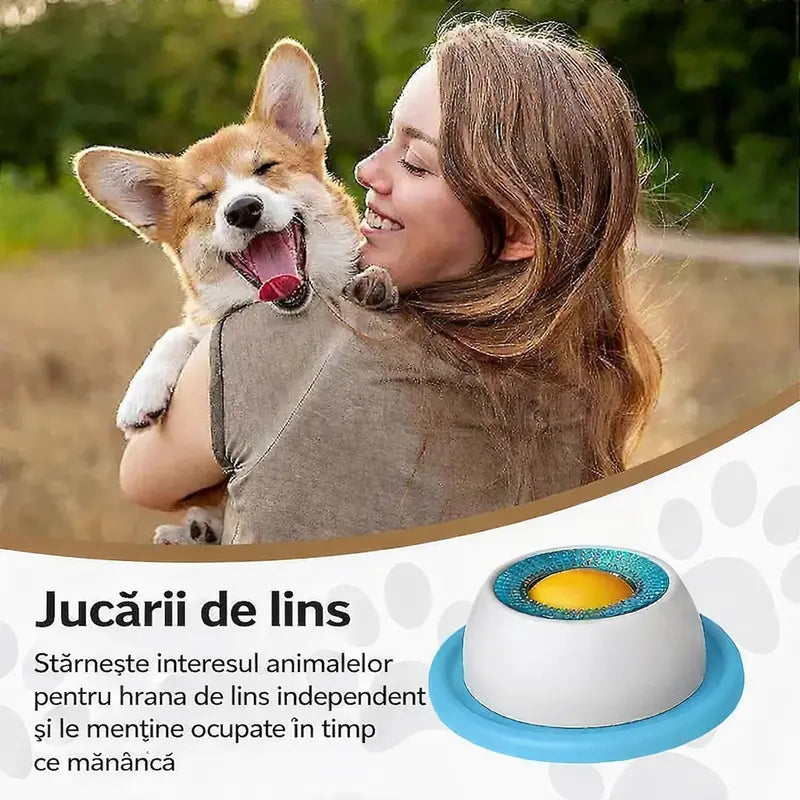Bol de lins & hrănire lentă Homzen – pentru câini și pisici