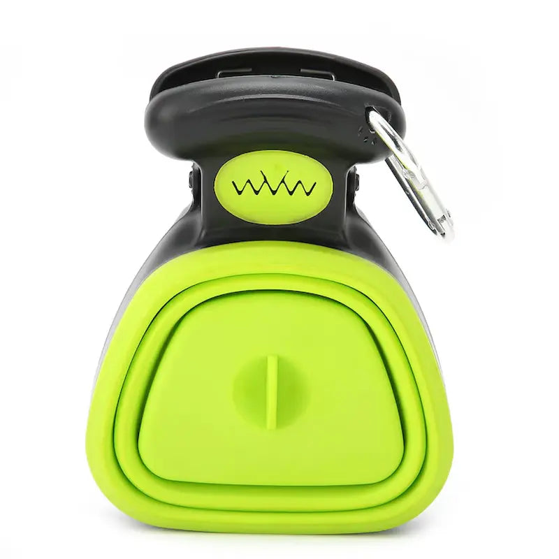 Colector Portabil Excremente Câini HomZen – Lopățică Pliabilă cu Cleste, Pungi Incluse (30 buc), pentru Câini Mici, Medii și Mari